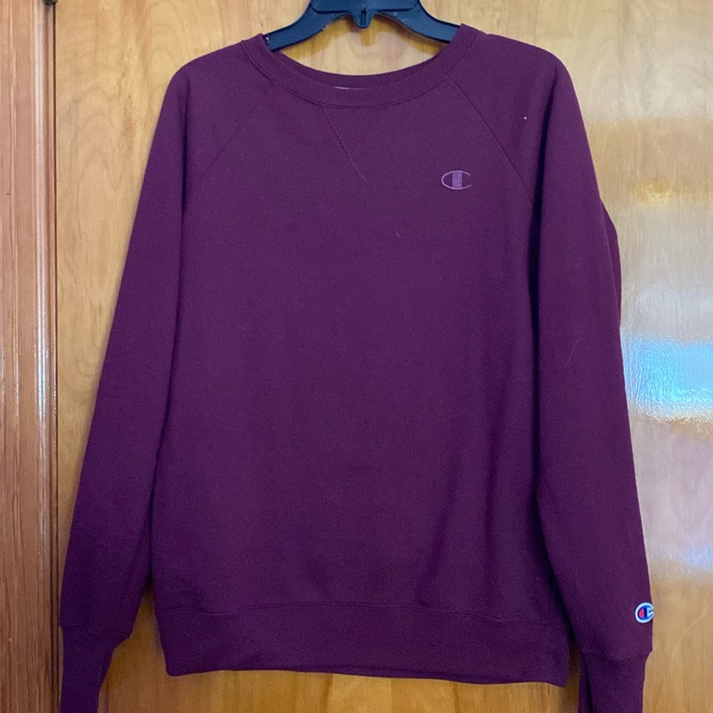 Burgundy Champion Crewneck
